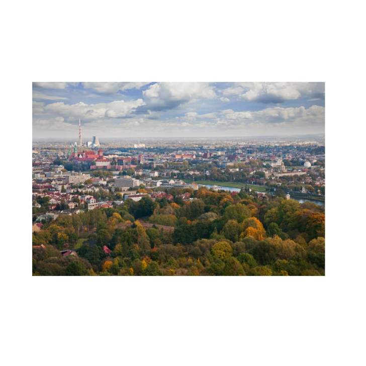 Kraków z Kopca Kraka