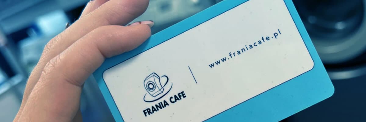 Loyalty card Frania Cafe self-service laundry